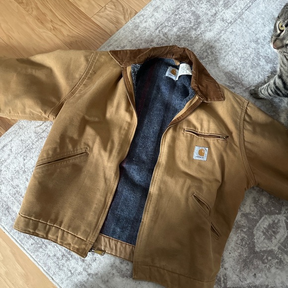 Vintage 1994 Carhartt Detroit Jacket 6BLJ Blanket Lined Sz 42 (Large)Made in USA - Picture 14 of 14